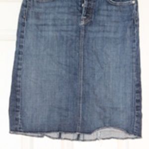 Brand: Mall Mankind. Size 30 (9/10). Blue Jean Skirt